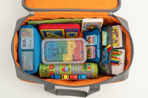 Travel-friendly activities for children - screen-free play for holidays and family trips